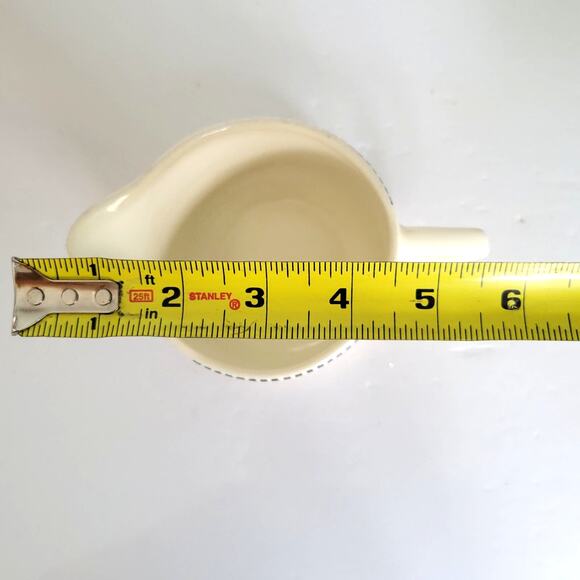 Vintage Royal China Creamer Blue Cream Currier & Ives Express Train Railroad USA - Picture 8 of 10